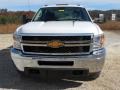 Summit White - Silverado 3500HD WT Crew Cab 4x4 Chassis Photo No. 2