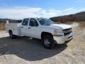 Summit White - Silverado 3500HD WT Crew Cab 4x4 Chassis Photo No. 3