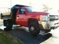 Victory Red - Silverado 3500HD Regular Cab 4x4 Chassis Dump Truck Photo No. 5