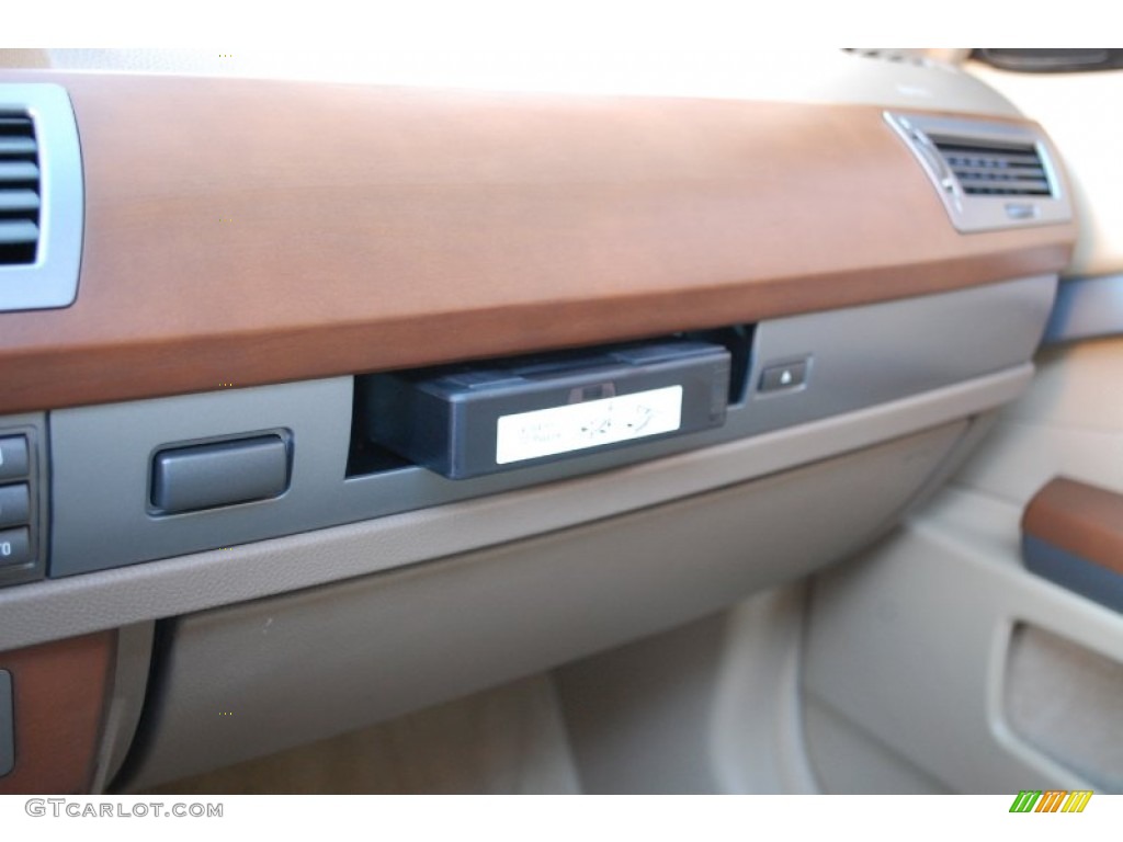 2003 7 Series 745i Sedan - Orient Blue Metallic / Dark Beige/Beige III photo #94