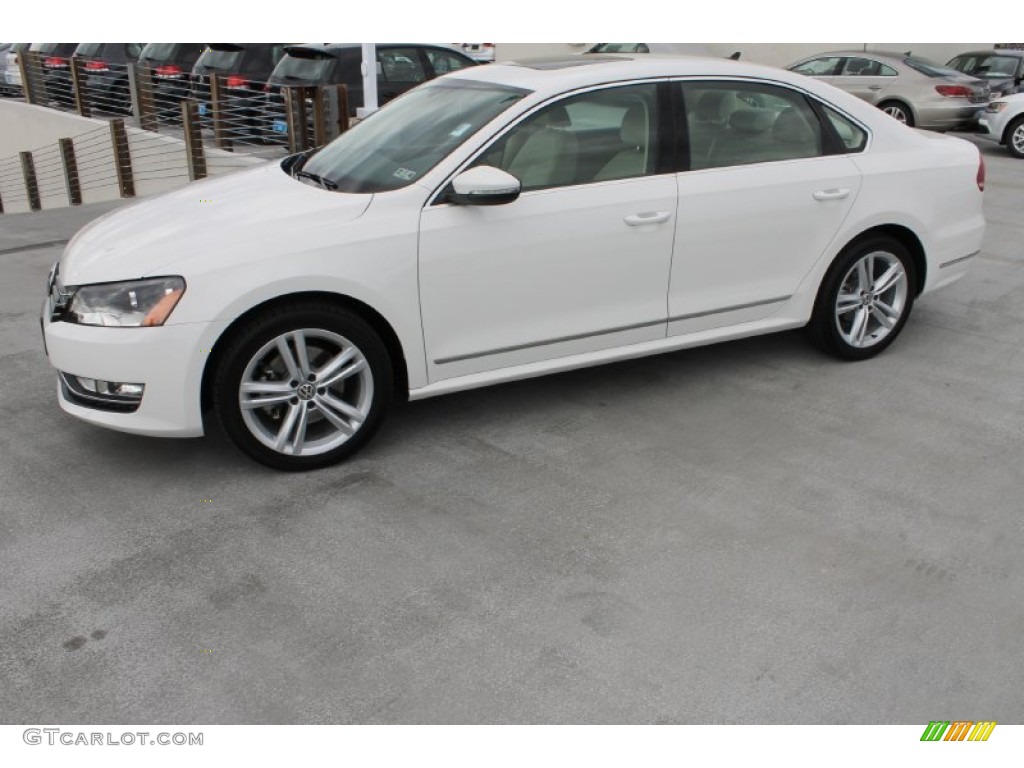 Candy White 2012 Volkswagen Passat TDI SEL Exterior Photo #87626746