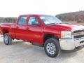 Victory Red - Silverado 2500HD Work Truck Crew Cab 4x4 Photo No. 3