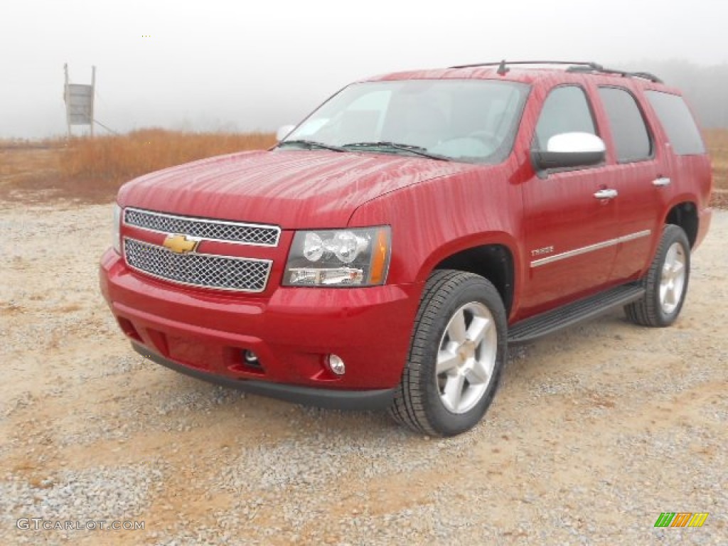 Crystal Red Tintcoat 2014 Chevrolet Tahoe LTZ 4x4 Exterior Photo #87627181