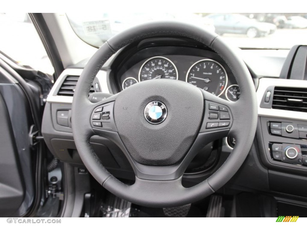 2013 3 Series 328i Sedan - Mineral Grey Metallic / Black photo #16