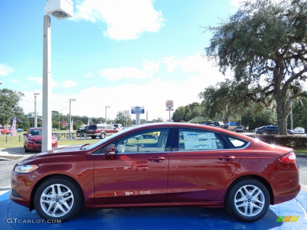 2014 Fusion SE EcoBoost - Sunset / Dune photo #2