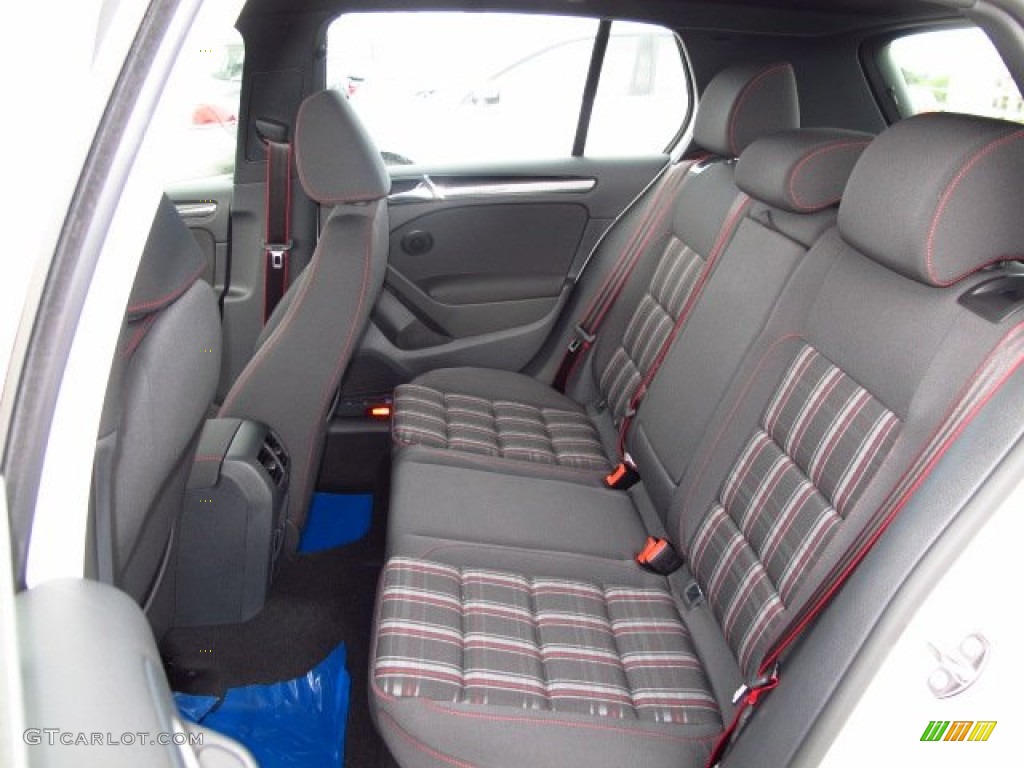 Intelagos Plaid Cloth Interior 2014 Volkswagen GTI 4 Door Wolfsburg Edition Photo #87628429