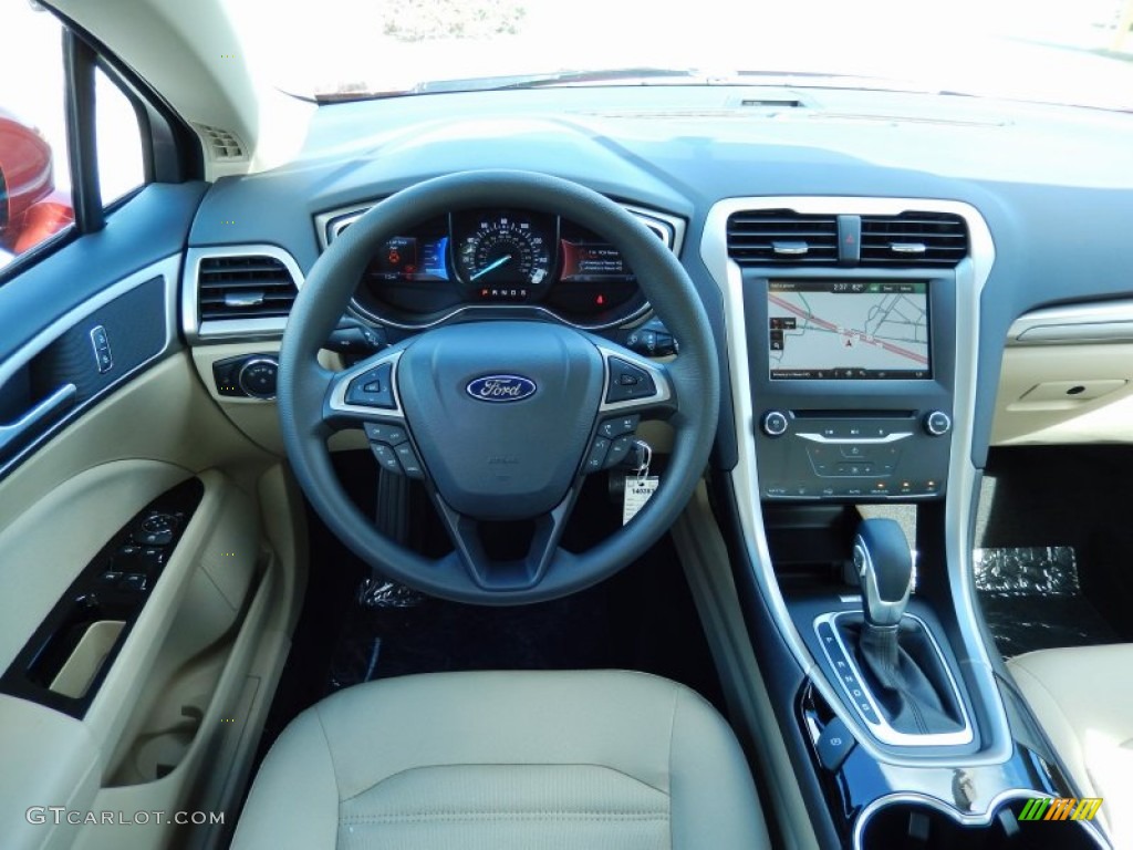 2014 Fusion SE EcoBoost - Sunset / Dune photo #8