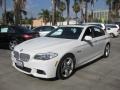 2013 Alpine White BMW 5 Series 550i Sedan  photo #5