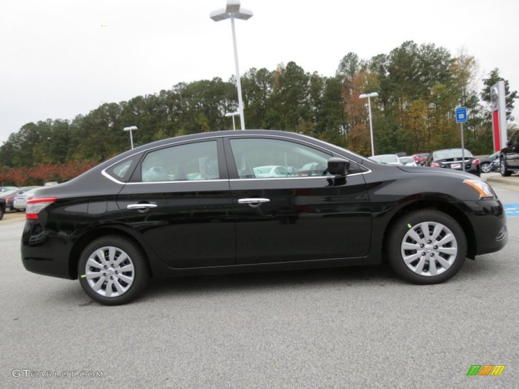 Super Black 2013 Nissan Sentra SV Exterior Photo #87629080