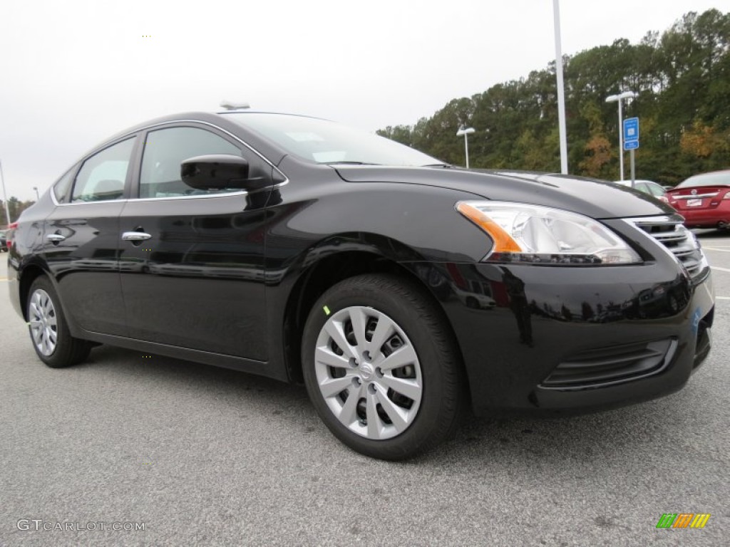 Super Black 2013 Nissan Sentra SV Exterior Photo #87629107