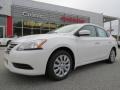 Aspen White - Sentra SV Photo No. 1