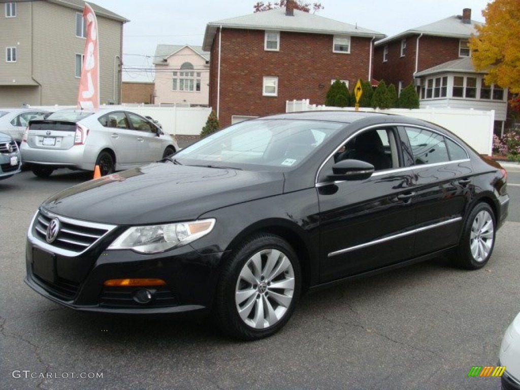 Deep Black Metallic 2010 Volkswagen CC Sport Exterior Photo #87632245