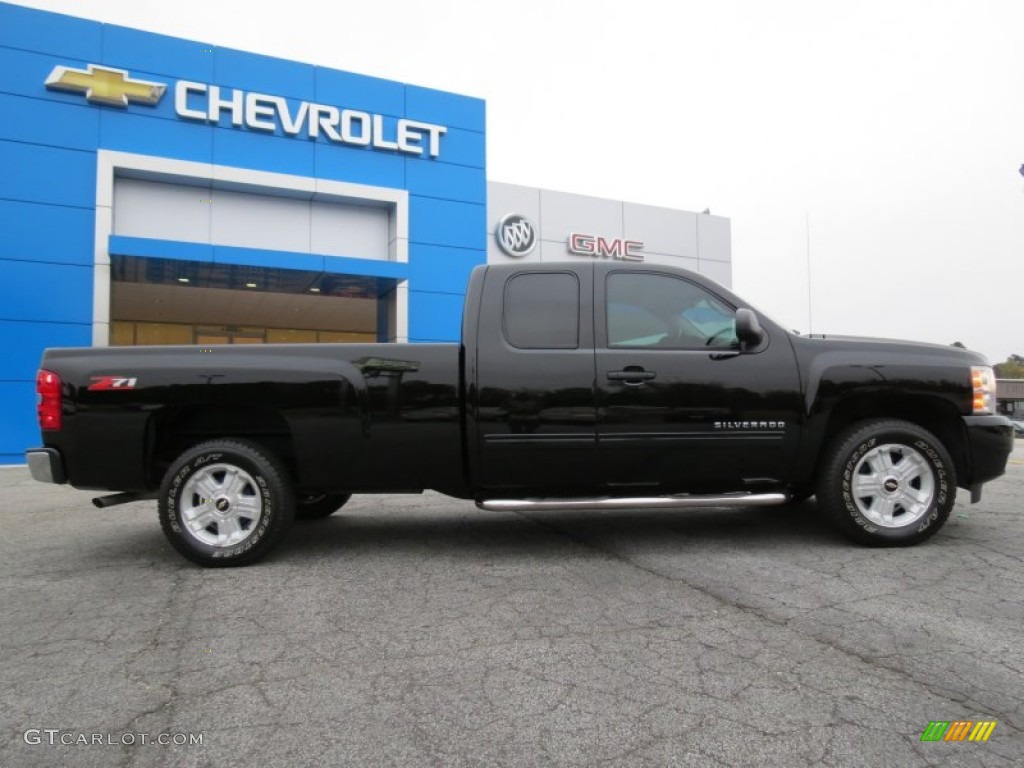 2011 Silverado 1500 LT Extended Cab - Black / Ebony photo #8