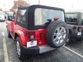 2014 Flame Red Jeep Wrangler Sahara 4x4  photo #2