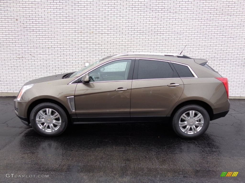 Terra Mocha Metallic 2014 Cadillac SRX Luxury Exterior Photo #87633034
