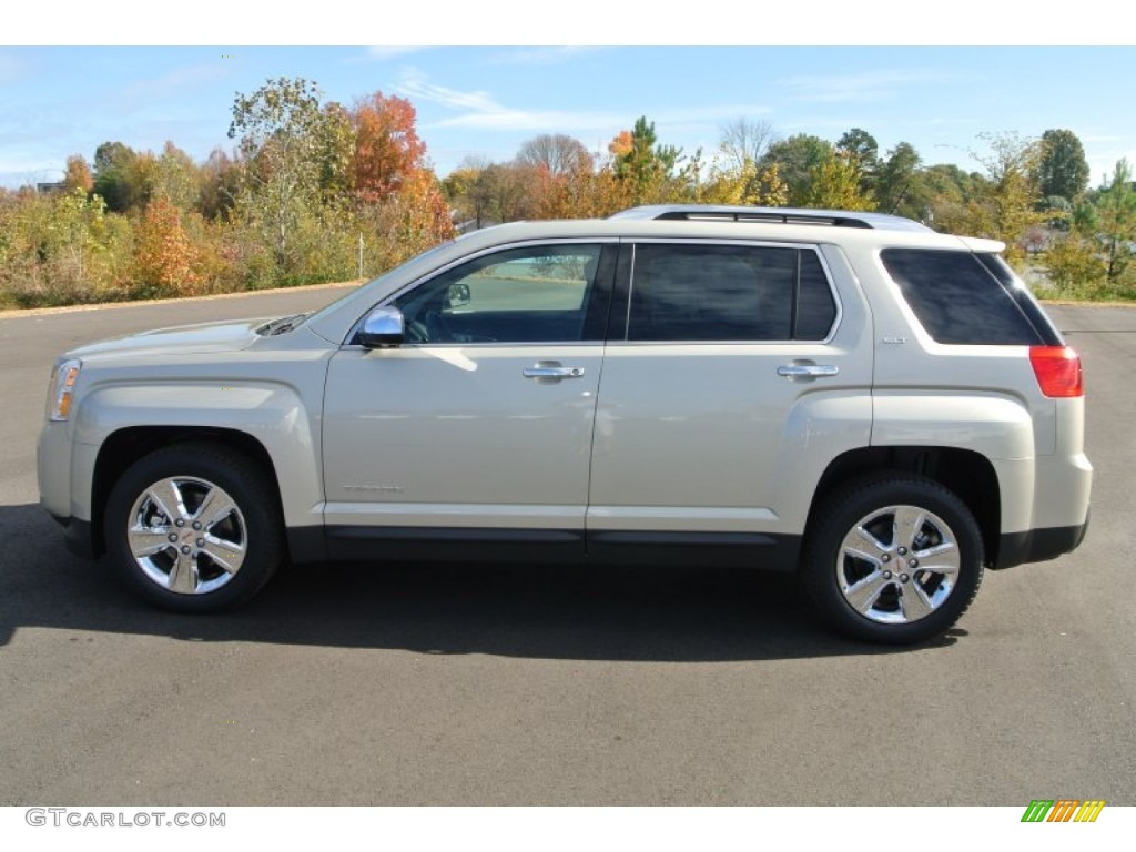Champagne Silver Metallic 2014 GMC Terrain SLT Exterior Photo #87633608