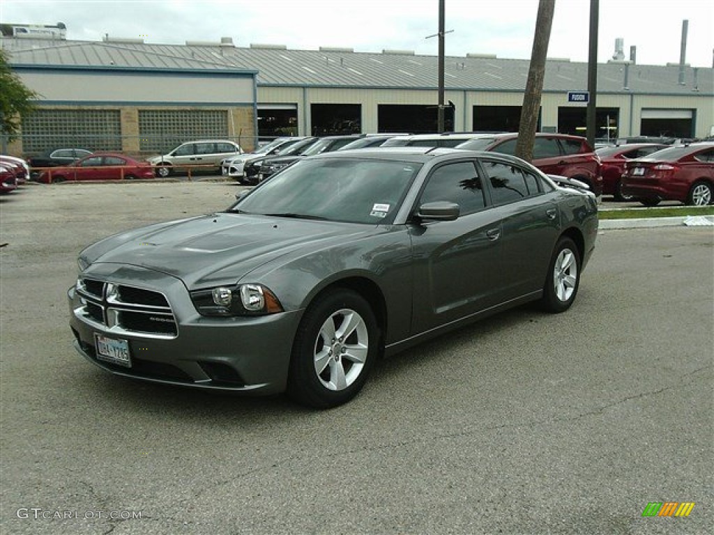 2012 Charger SE - Tungsten Metallic / Black photo #2