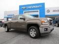 Bronze Alloy Metallic 2014 GMC Sierra 1500 SLE Crew Cab