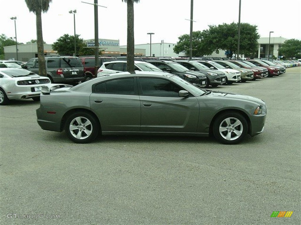 2012 Charger SE - Tungsten Metallic / Black photo #7