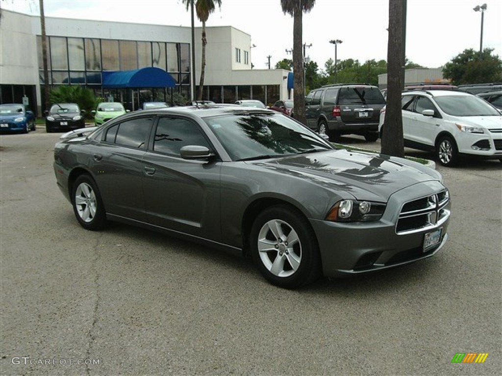 2012 Charger SE - Tungsten Metallic / Black photo #8