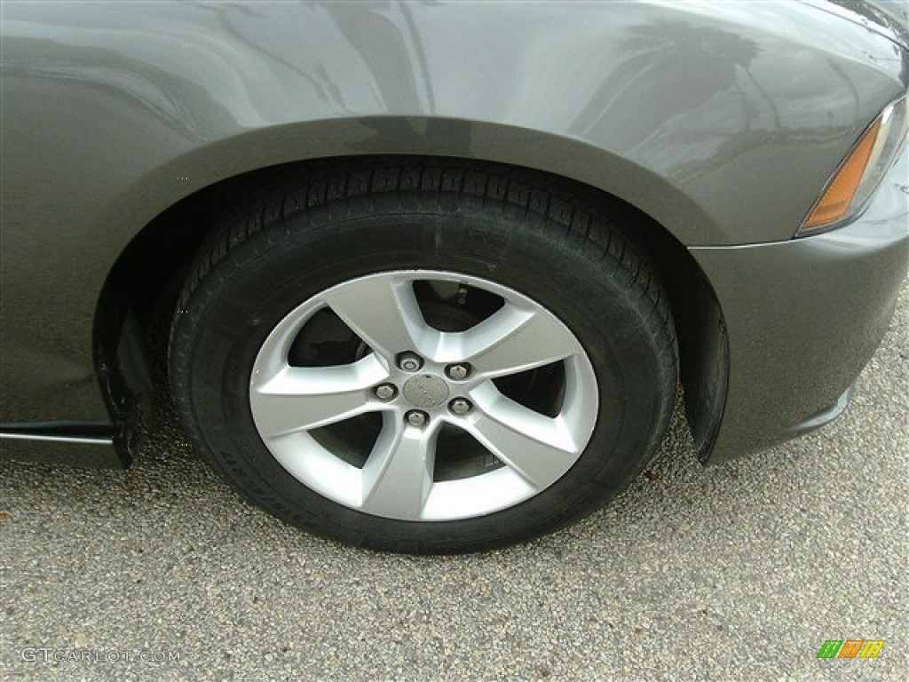 2012 Charger SE - Tungsten Metallic / Black photo #9