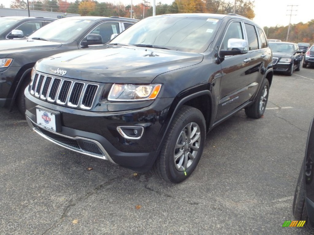 2014 Grand Cherokee Limited 4x4 - Black Forest Green Pearl / New Zealand Black/Light Frost photo #1