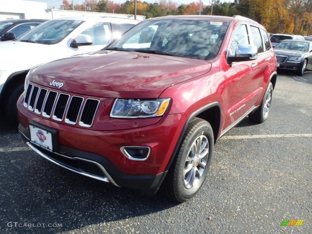 2014 Grand Cherokee Limited 4x4 - Deep Cherry Red Crystal Pearl / New Zealand Black/Light Frost photo #1