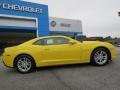 2014 Bright Yellow Chevrolet Camaro LS Coupe  photo #8