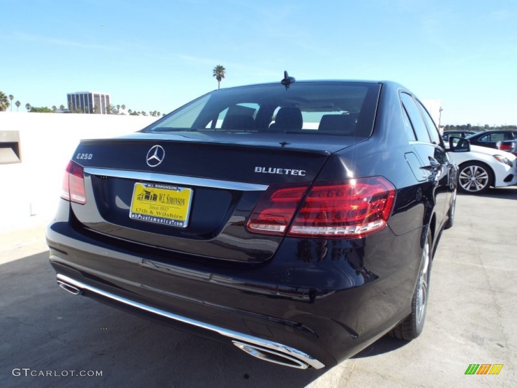 2014 E E250 BlueTEC Sedan - Black / Black photo #4