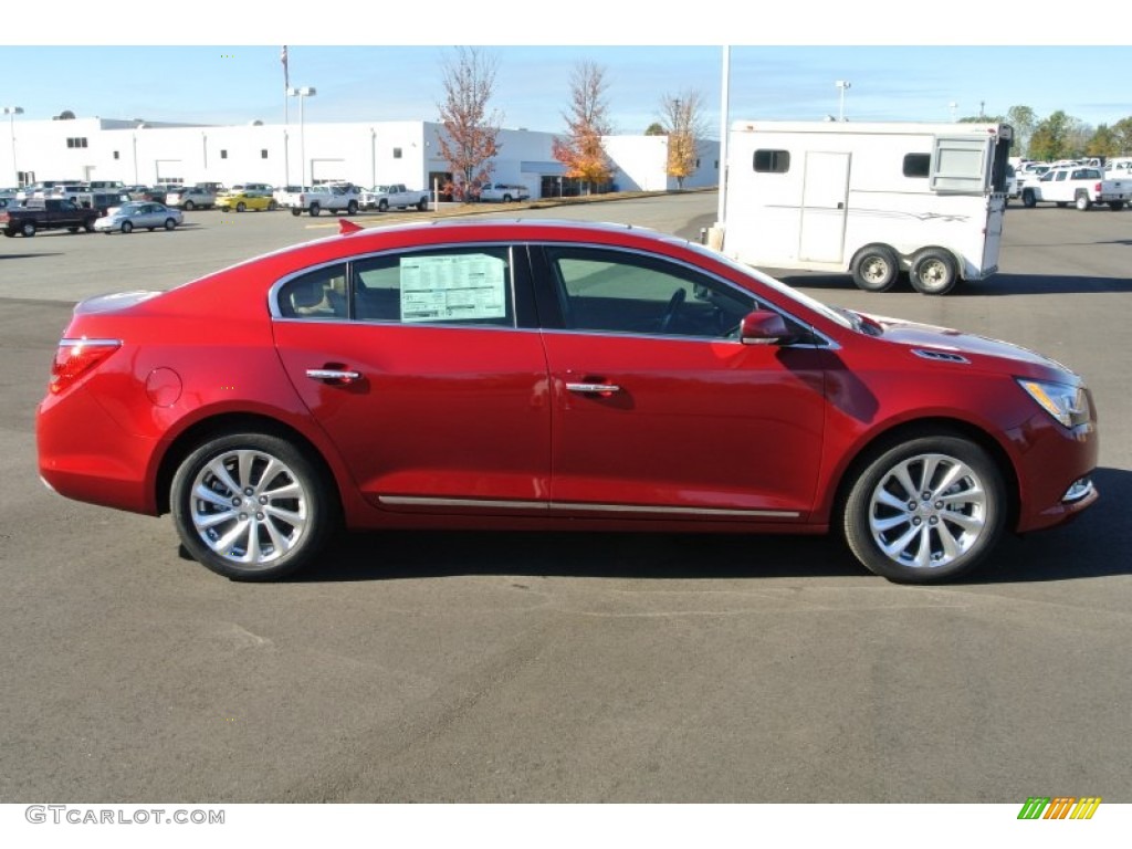 Crystal Red Tintcoat 2014 Buick LaCrosse Leather Exterior Photo #87635701