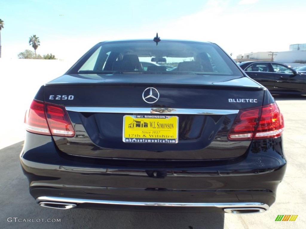 2014 E E250 BlueTEC Sedan - Black / Black photo #5
