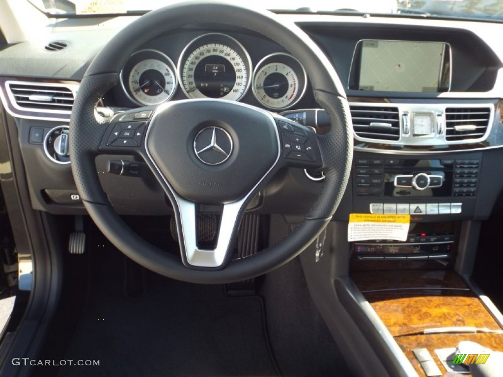 2014 E E250 BlueTEC Sedan - Black / Black photo #9