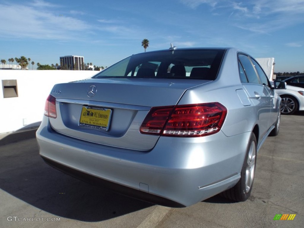 2014 E 350 Sedan - Diamond Silver Metallic / Black photo #4