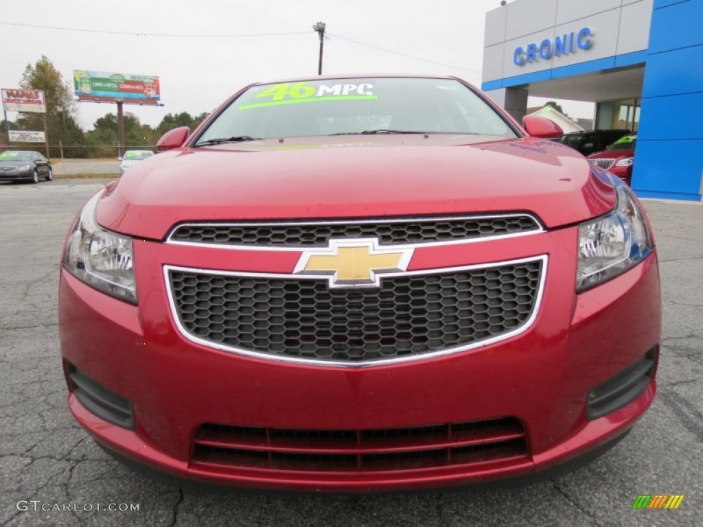 2014 Cruze Diesel - Crystal Red Tintcoat / Jet Black photo #2