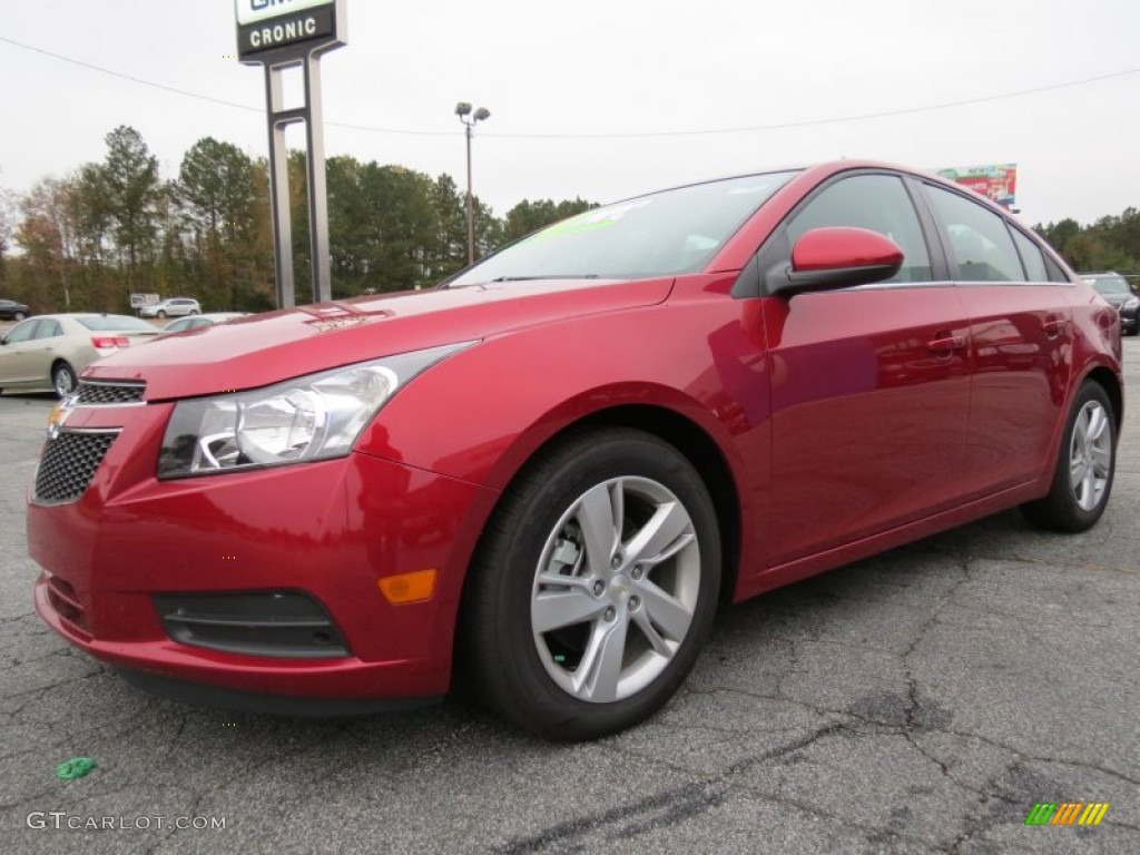2014 Cruze Diesel - Crystal Red Tintcoat / Jet Black photo #3