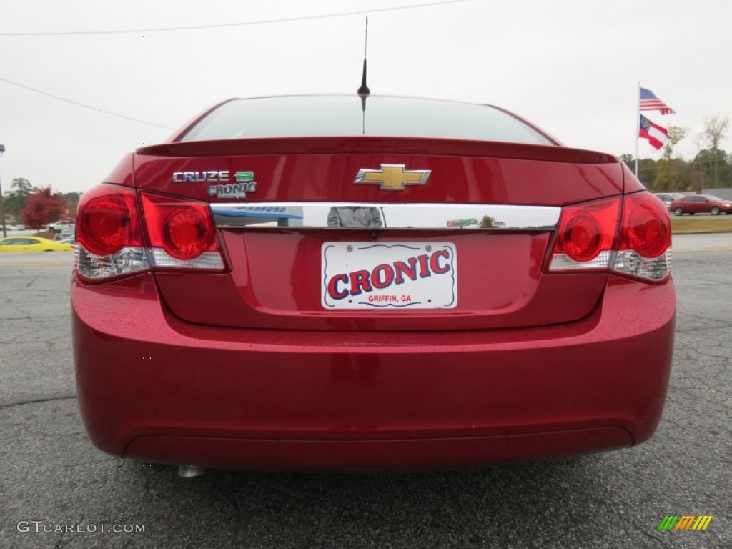 2014 Cruze Diesel - Crystal Red Tintcoat / Jet Black photo #6