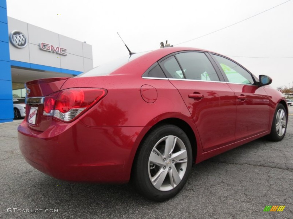 2014 Cruze Diesel - Crystal Red Tintcoat / Jet Black photo #7