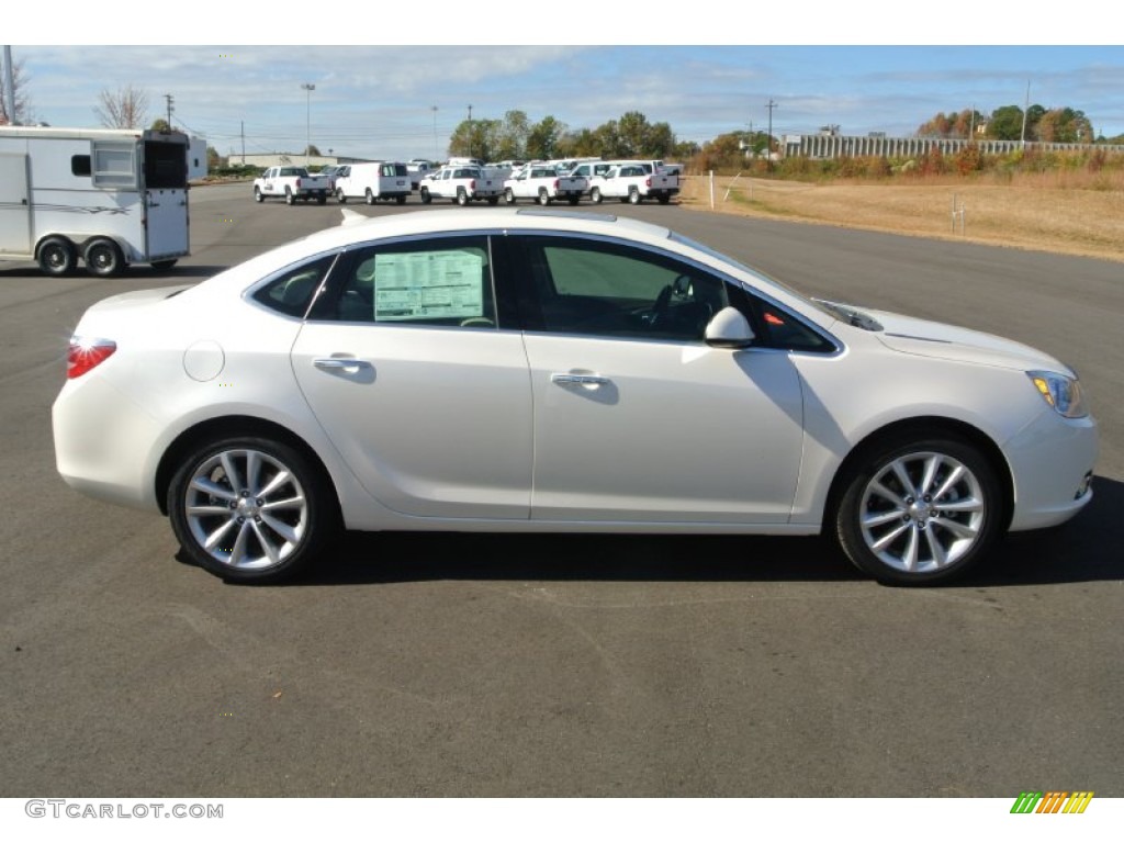 White Diamond Tricoat 2014 Buick Verano Convenience Exterior Photo #87636679