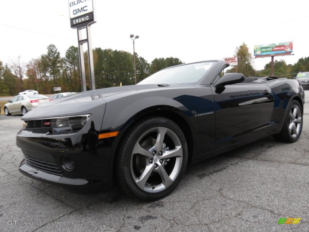 2014 Camaro LT/RS Convertible - Black / Black photo #3