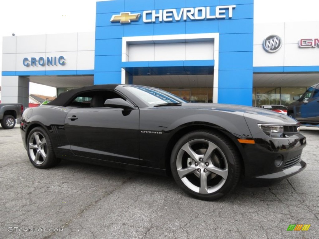 2014 Camaro LT/RS Convertible - Black / Black photo #13