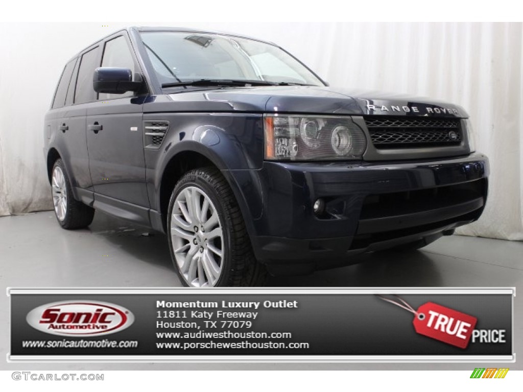 2011 Range Rover Sport HSE LUX - Buckingham Blue Metallic / Almond/Nutmeg photo #1