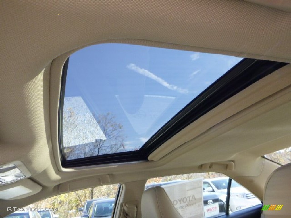 2014 Camry XLE V6 - Attitude Black Metallic / Ivory photo #16