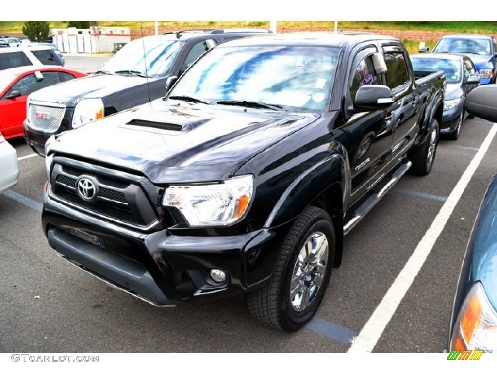 Black 2012 Toyota Tacoma V6 SR5 Double Cab 4x4 Exterior Photo #87637777