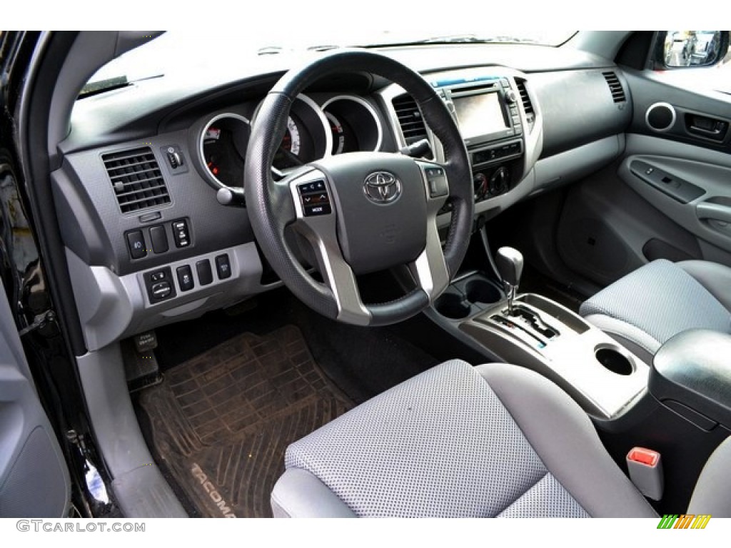 Graphite Interior 2012 Toyota Tacoma V6 SR5 Double Cab 4x4 Photo #87637799