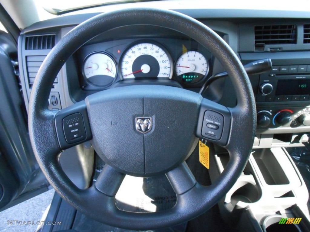 2010 Dakota Big Horn Crew Cab 4x4 - Mineral Gray Metallic / Dark Slate Gray/Medium Slate Gray photo #24