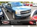 2008 Blue Granite Metallic Chevrolet Silverado 1500 LT Crew Cab 4x4  photo #1