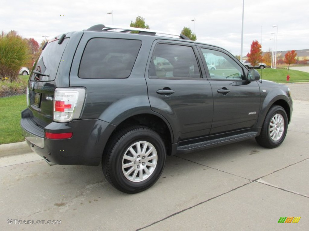 2008 Mariner V6 Premier 4WD - Tungsten Grey Metallic / Stone photo #3