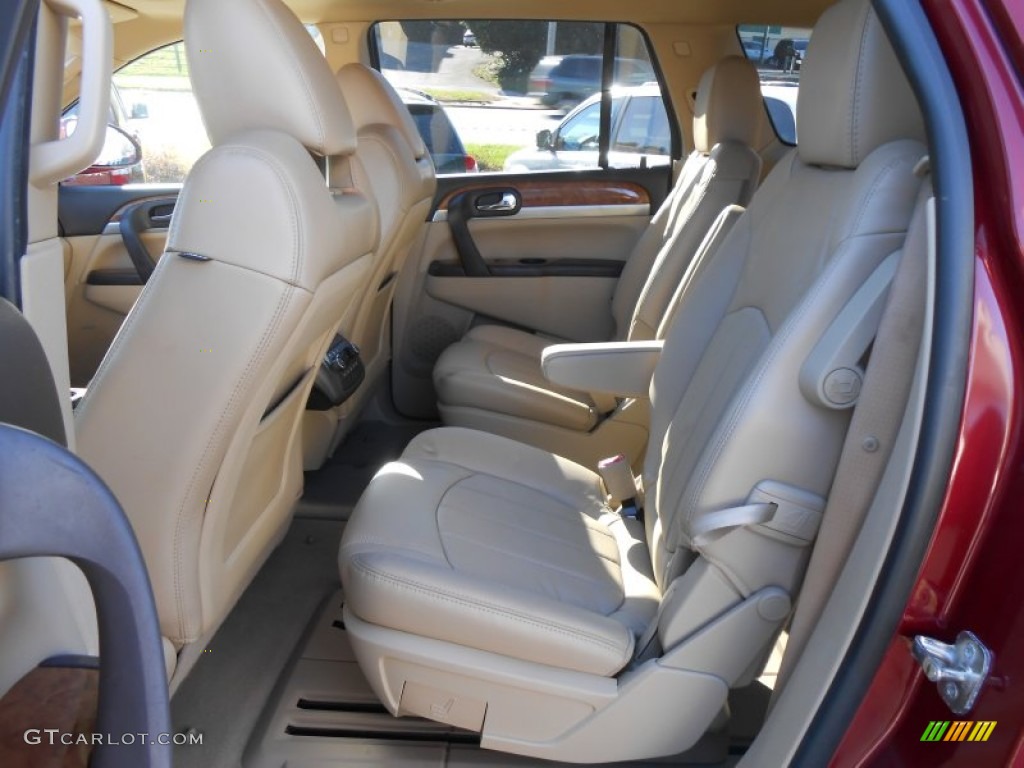 2011 Enclave CXL AWD - Red Jewel Tintcoat / Cashmere/Cocoa photo #17