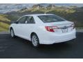 2014 Super White Toyota Camry Hybrid XLE  photo #3