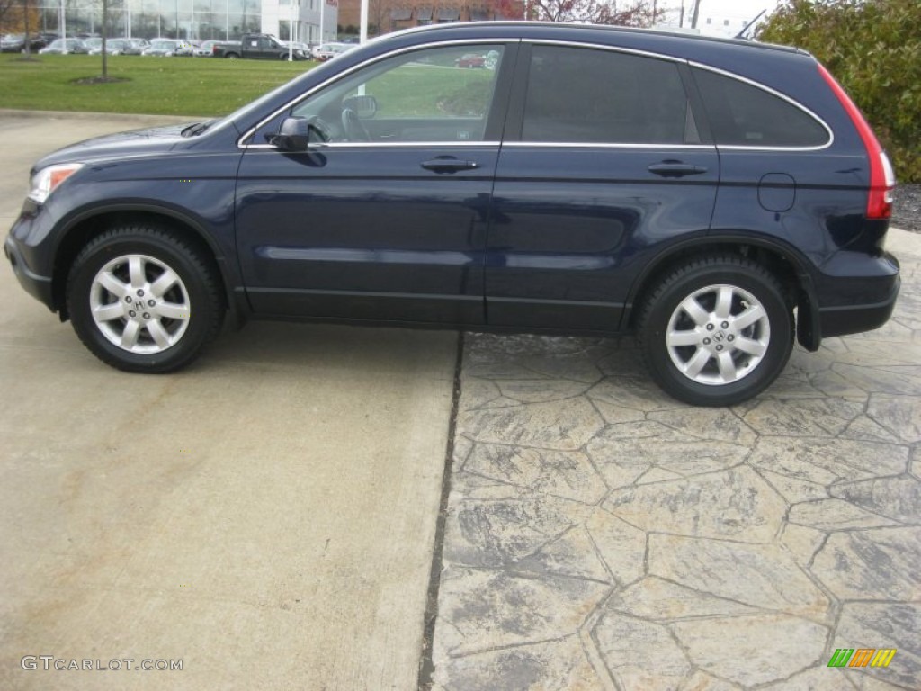 2009 CR-V EX-L 4WD - Royal Blue Pearl / Black photo #8